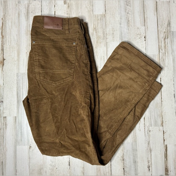 Orvis Other - Orvis Pants Mens Brown Corduroy 5 Pocket Straight 36x30 Classic Preppy